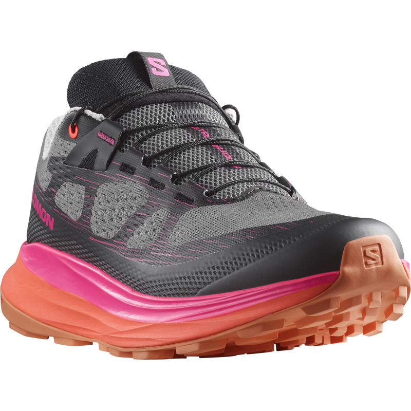 Salomon Ultra Glide 2 Women's Trail Running Shoe in Plum Kitten/Black/Pink Glow-5